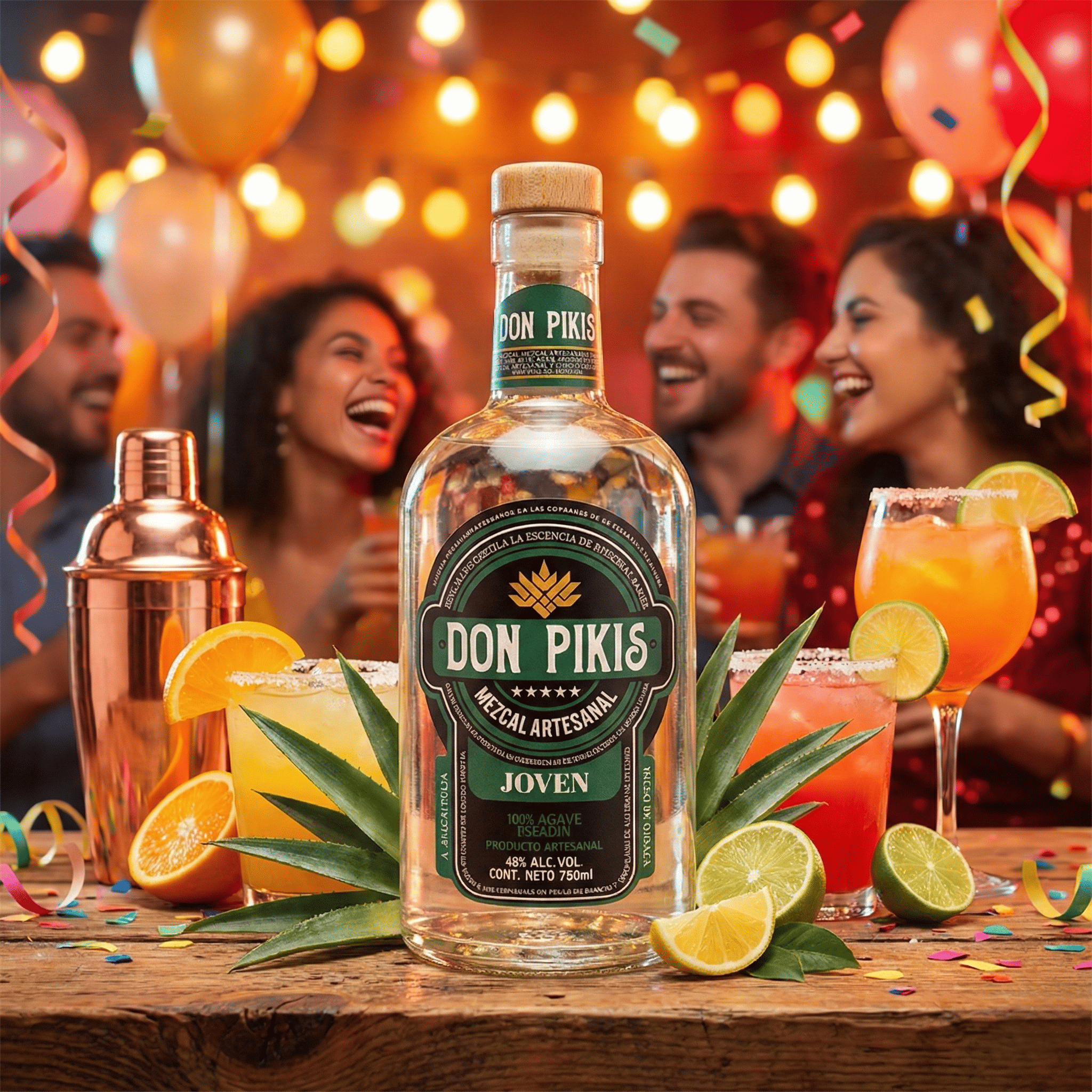 Botella Don Pikis Joven Mezcal